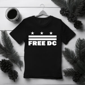 Capitol Pride Protest Apparel, Free DC Political Statement T-Shirt