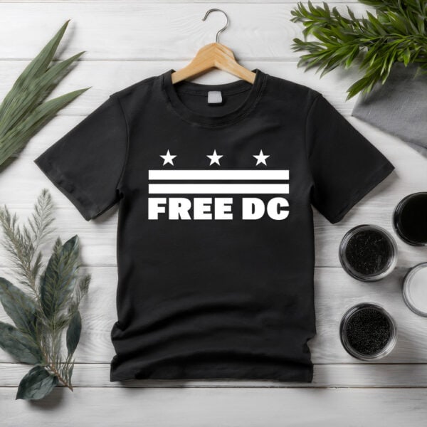 Capitol Pride Protest Apparel, Free DC Political Statement T-Shirt