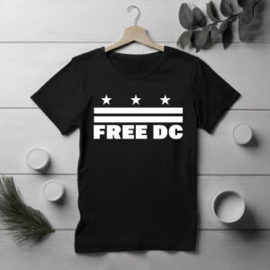 Capitol Pride Protest Apparel, Free DC Political Statement T-Shirt