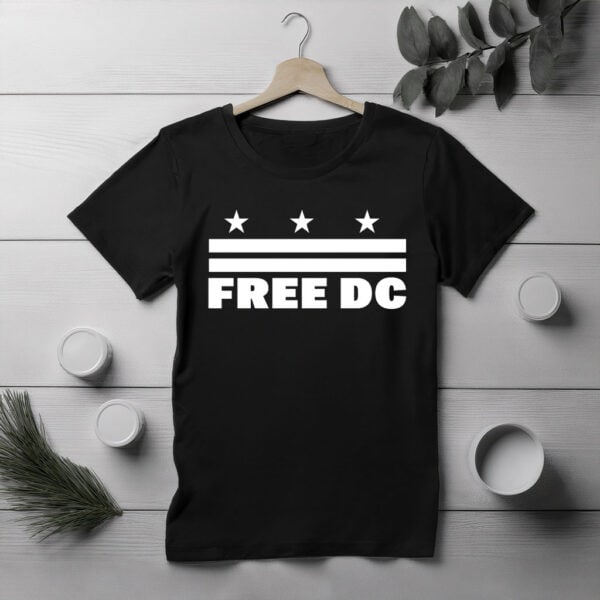 Capitol Pride Protest Apparel, Free DC Political Statement T-Shirt