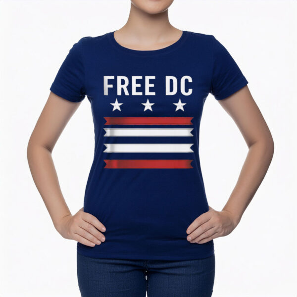 Casual Graphic Tee, Political Statement Clothing, Free DC Unisex Softstyle T-Shirt