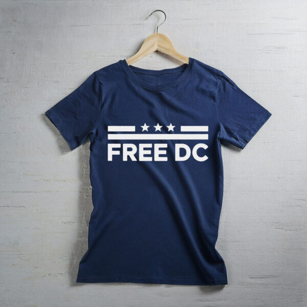 Comfort Colors Free DC T-Shirt – Anti-Fascist Protest Tee, Political Activism Apparel, Resist Shirt