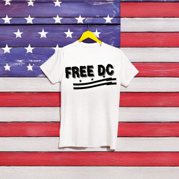 DC Statehood Rights & Political Protest Tee, Free DC Comfort Colors T-Shirt