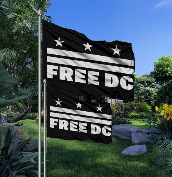 Equality and Representation Banner, Free DC Protest Flag