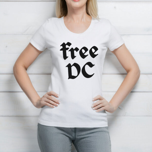 Free DC Cropped Comfort Colors T-Shirt – Anti-Trump Political Protest Tee, Washington DC Rights Shirt