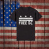 Free DC Distressed Flag Protest T-Shirt