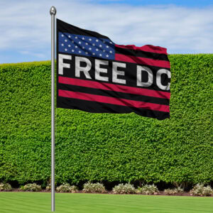 Free DC Flag – Washington DC Statehood Campaign Banner, Political Protest Flag