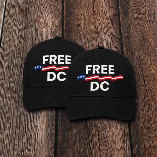 Free DC Patriotic Ribbon Embroidered Hat