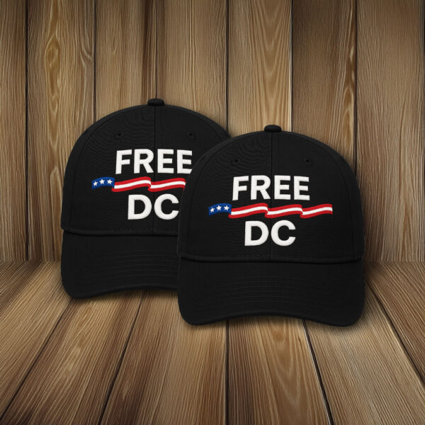 Free DC Patriotic Ribbon Embroidered Hat