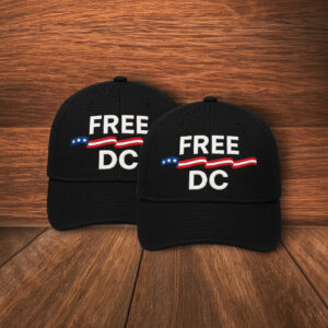 Free DC Patriotic Ribbon Embroidered Hat