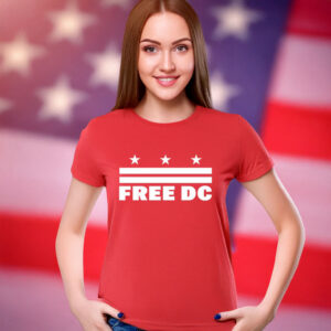 Free DC Political Statement Top, Washington DC Statehood T-Shirt