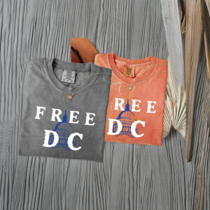Free DC Shirt, Free DC Resist Federal Overreach Protest T-Shirt