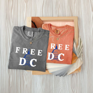 Free DC Shirt, Free DC Resist Federal Overreach Protest T-Shirt