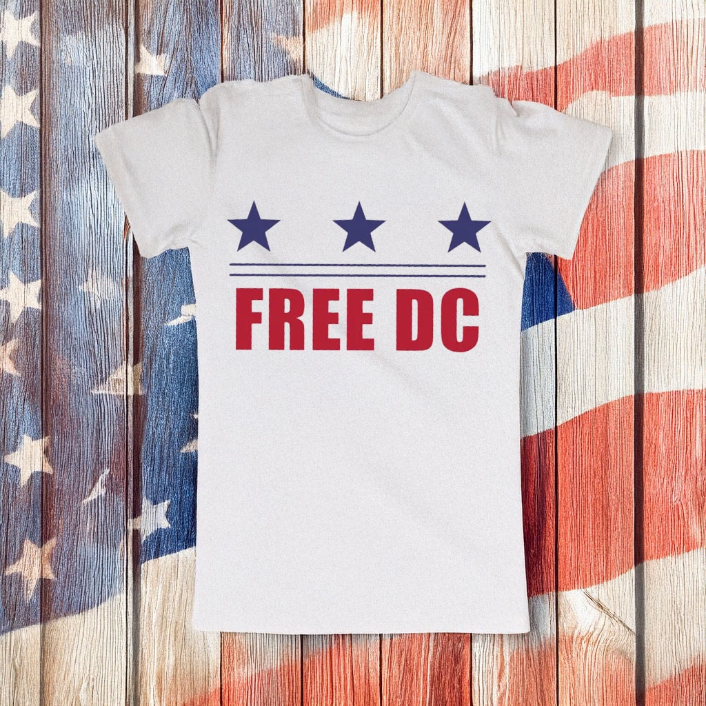 Free DC Stars & Stripes Protest T-Shirt