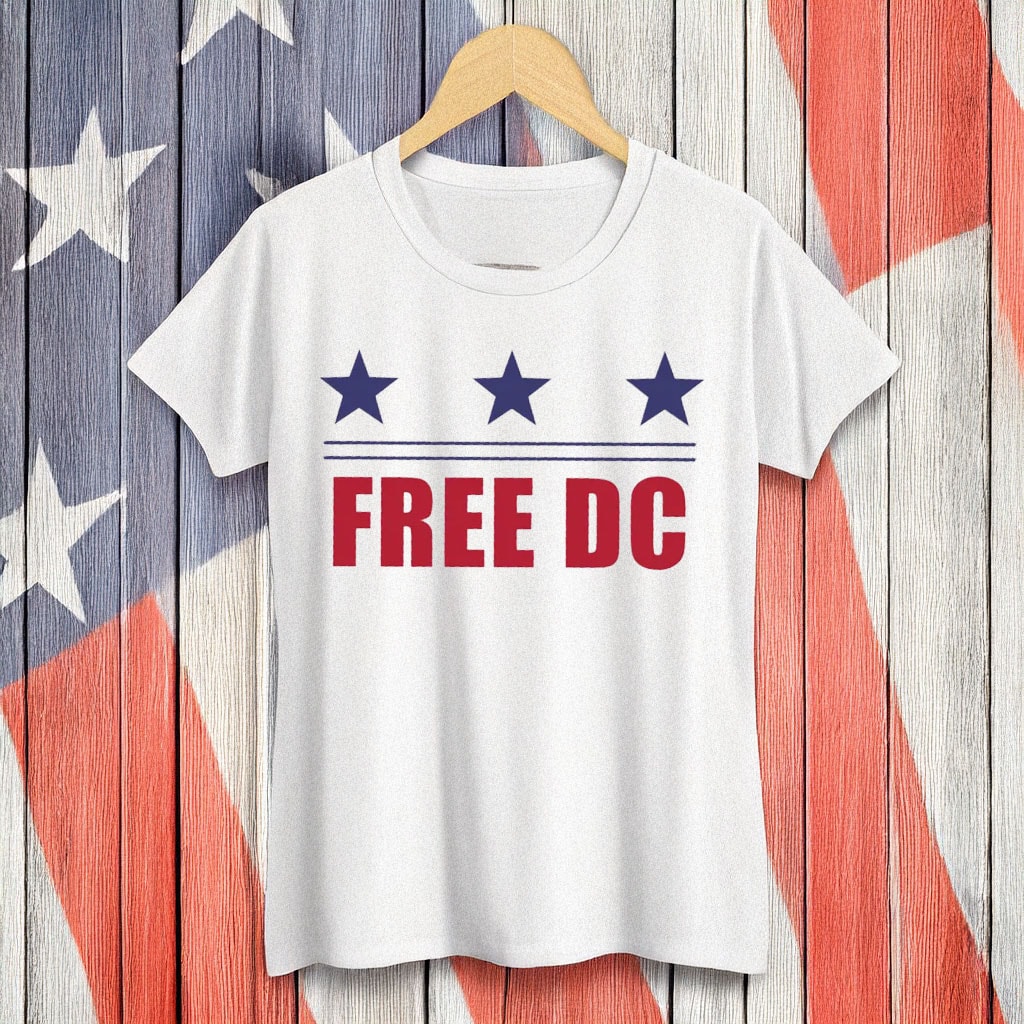 Free DC Stars & Stripes Protest T-Shirt