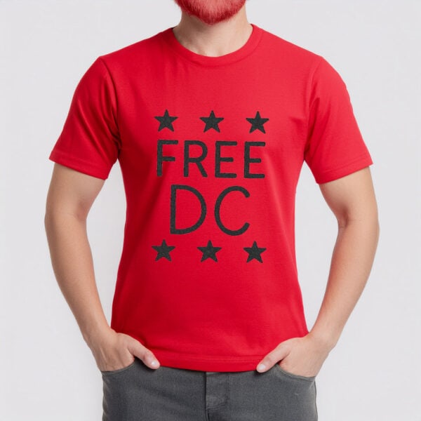 Free DC T-Shirt – Resist Federal Overreach Protest Tee, Washington DC Statehood Rights Shirt