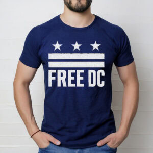 Free DC T-Shirt – Washington DC Protest Tee, Resist Federal Overreach, Anti-Trump Political Shirt