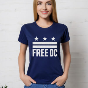 Free DC T-Shirt – Washington DC Protest Tee, Resist Federal Overreach, Anti-Trump Political Shirt