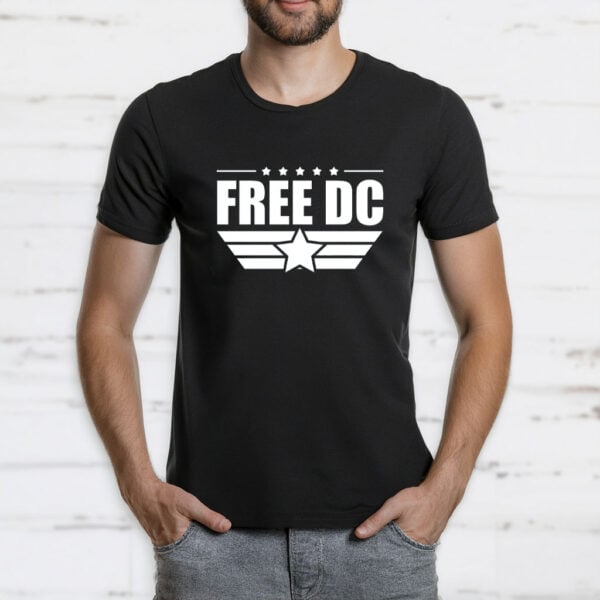 Free DC T-Shirts – Resist Federal Overreach Protest Tee, Washington DC Statehood Rights Shirt