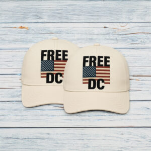 Free DC Vintage American Flag Embroidered Hat