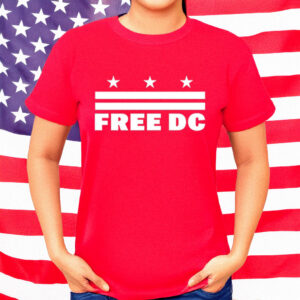 Political Activism & Protest Wear, Free DC Flag Design T-Shirt