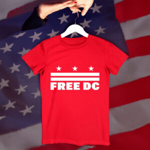 Political Activism & Protest Wear, Free DC Flag Design T-Shirt