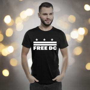 Political Activism & Statehood Support, Free DC Flag Shirt