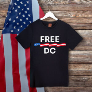Political Equality & Human Rights Protest Tee, Free DC Patriotic Ribbon T-Shirt