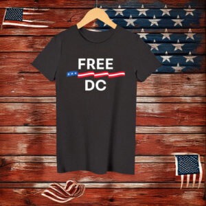 Political Equality & Human Rights Protest Tee, Free DC Patriotic Ribbon T-Shirt