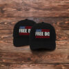 Political Protest & Statehood Rights Cap, Free DC American Flag Hat