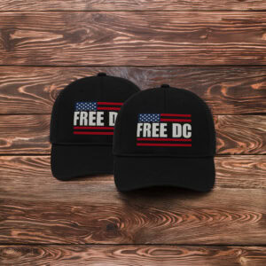 Political Protest & Statehood Rights Cap, Free DC American Flag Hat