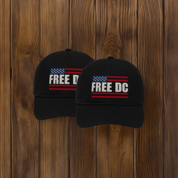 Political Protest & Statehood Rights Cap, Free DC American Flag Hat
