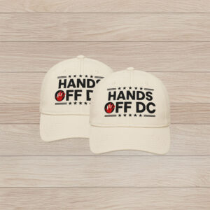 Political Protest & Statehood Rights Cap, Hands Off DC Embroidered Hat