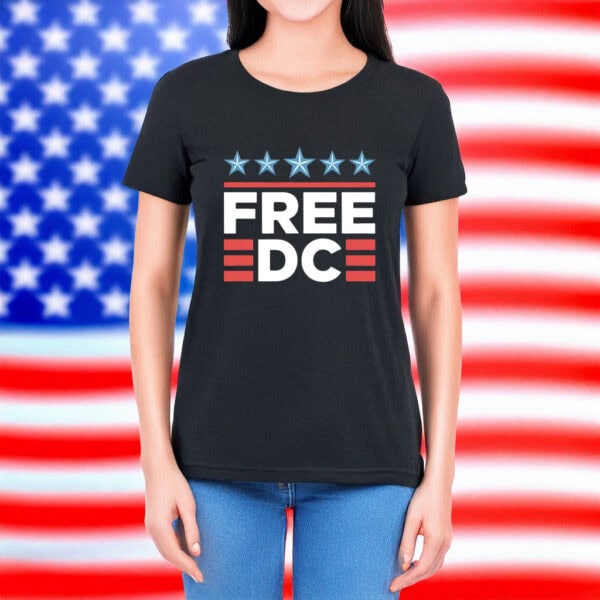 Pro-Democracy Activist Tee, Free DC Anti-Fascist Protest T-Shirt