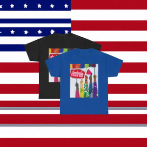 Pro-Democracy DC Statehood Graphic Tee, Free DC Protest T-Shirt