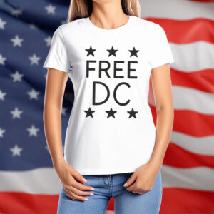 Pro-Democracy Political Protest Tee, Free DC Resist Federal Overreach T-Shirt