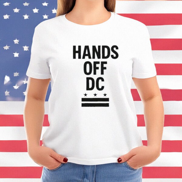 Pro-Democracy & Political Protest Tee, Hands Off DC Comfort Colors T-Shirt