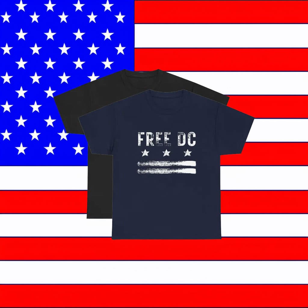 Resist Federal Overreach, Anti-Trump Statehood Tee, Free DC Protest T-Shirt