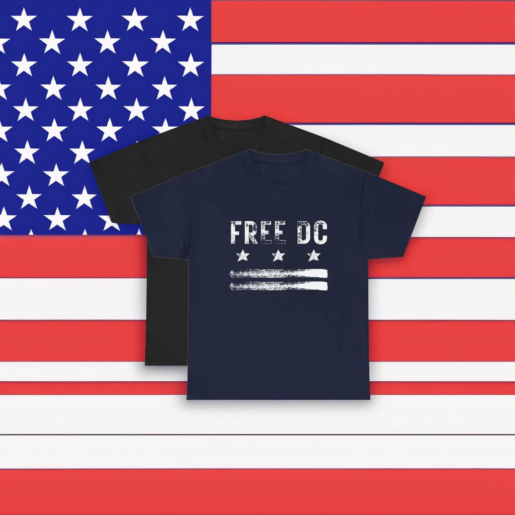 Resist Federal Overreach, Anti-Trump Statehood Tee, Free DC Protest T-Shirt