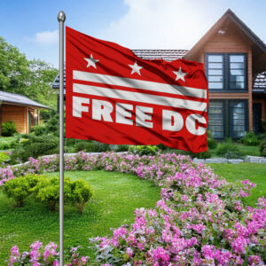 Resist Federal Overreach Design, Free DC Political Flag