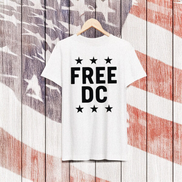 Resist Federal Overreach Protest Tee, Free DC Stars Comfort Colors® T-Shirt
