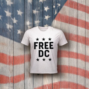 Resist Federal Overreach Protest Tee, Free DC Stars Comfort Colors® T-Shirt