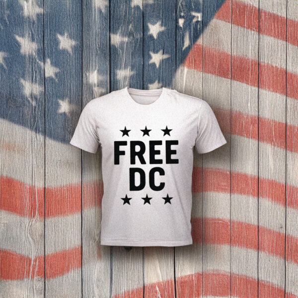 Resist Federal Overreach Protest Tee, Free DC Stars Comfort Colors® T-Shirt