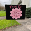 Resist Federal Overreach Protest & Washington D.C. Statehood, Free DC Cherry Blossom Yard Sign