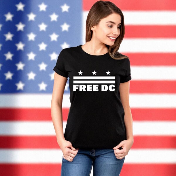 Stand for Democracy & Equal Rights, Free DC Protest Shirt