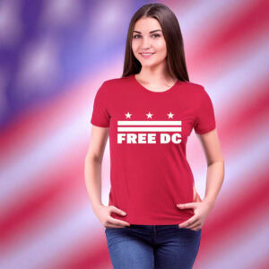 Washington D.C. Statehood Political Protest Tee, Free DC T-Shirt