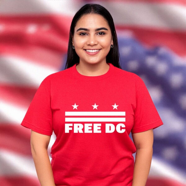 Washington D.C. Statehood Political Protest Tee, Free DC T-Shirt