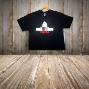 Washington DC Free DC Statement T-Shirt – Support Statehood
