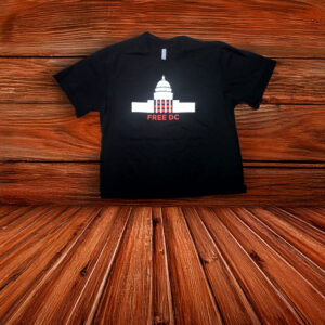Washington DC Free DC Statement T-Shirt – Support Statehood