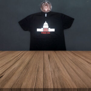 Washington DC Free DC Statement T-Shirt – Support Statehood